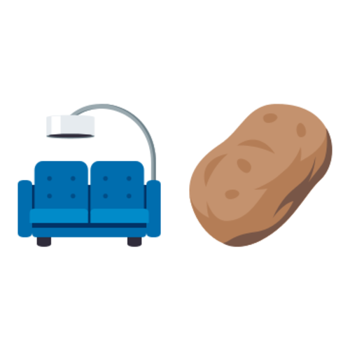 🛋🥔 Emoji Domain EmojiOne rendering